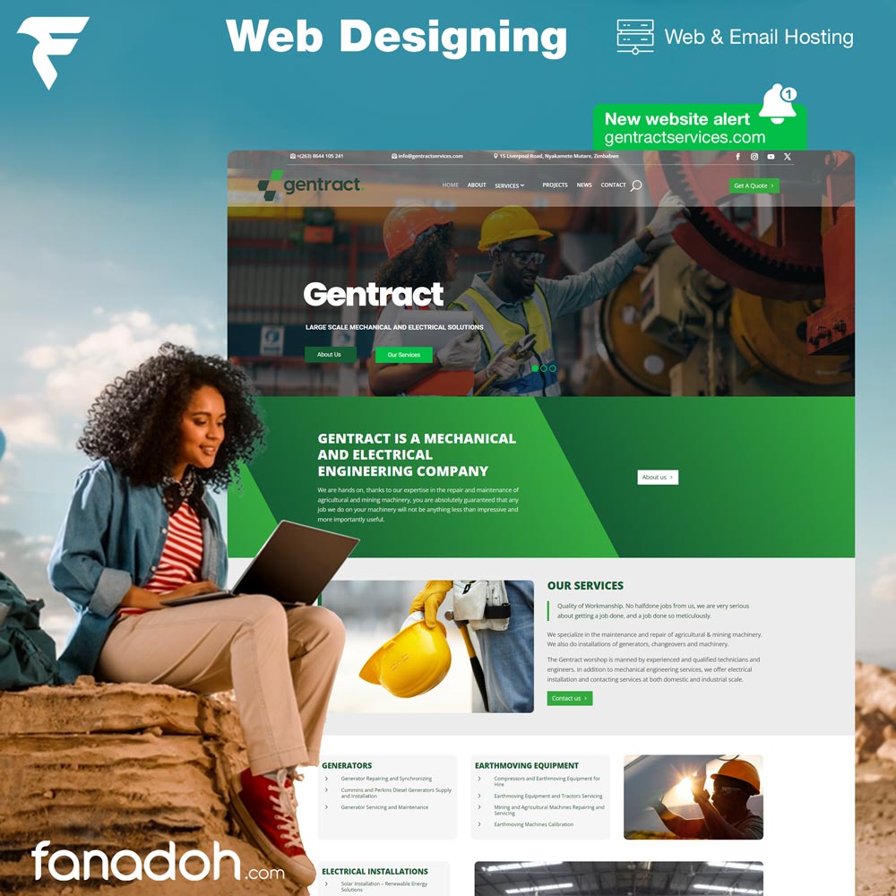 standard web design harare zimbabwe fanadoh