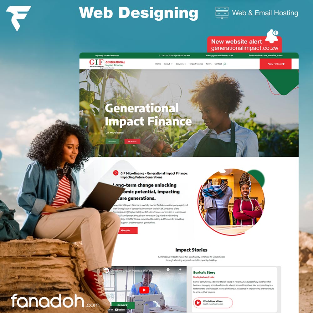 web design harare zimbabwe fanadoh